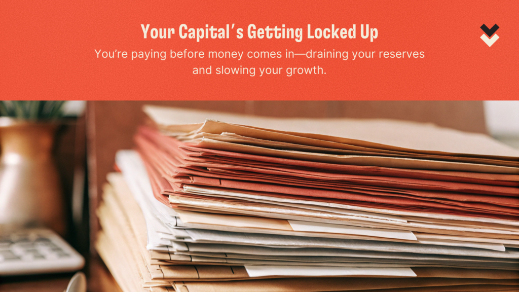 Capital's getting locked up