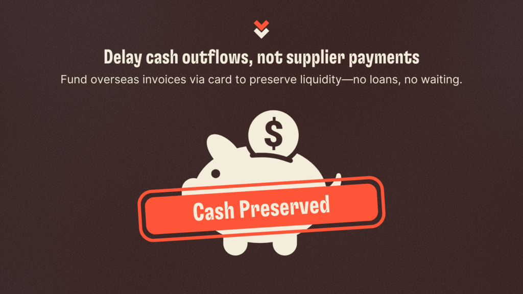 delay cash outflows