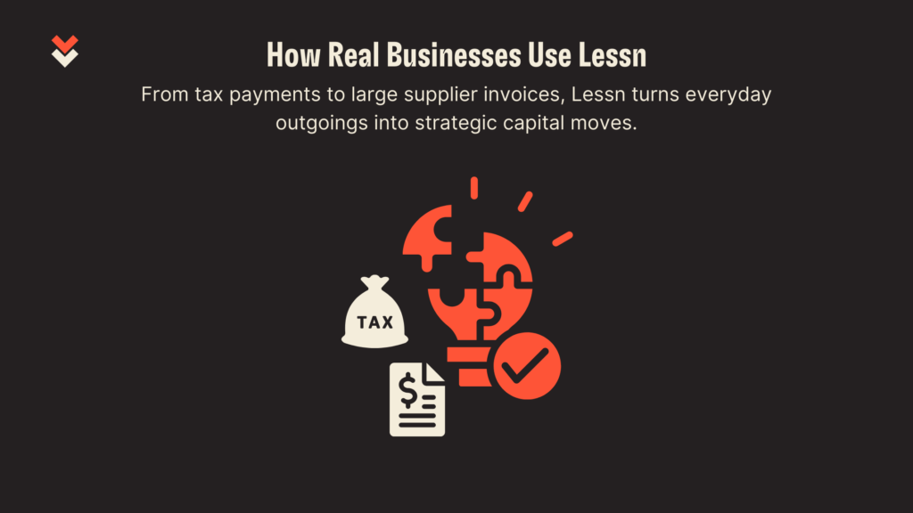 how real business use lessn
