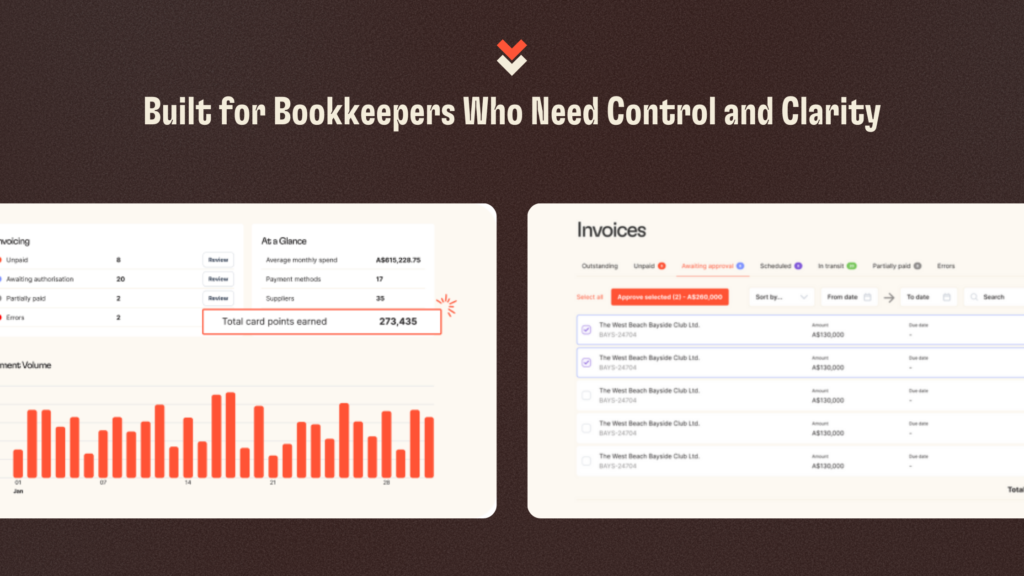 app for bookkeeper who need control and clarity