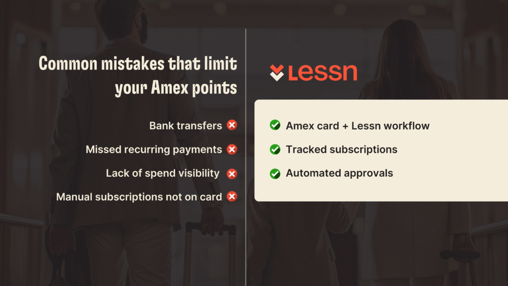Common mistakes that limit points potential